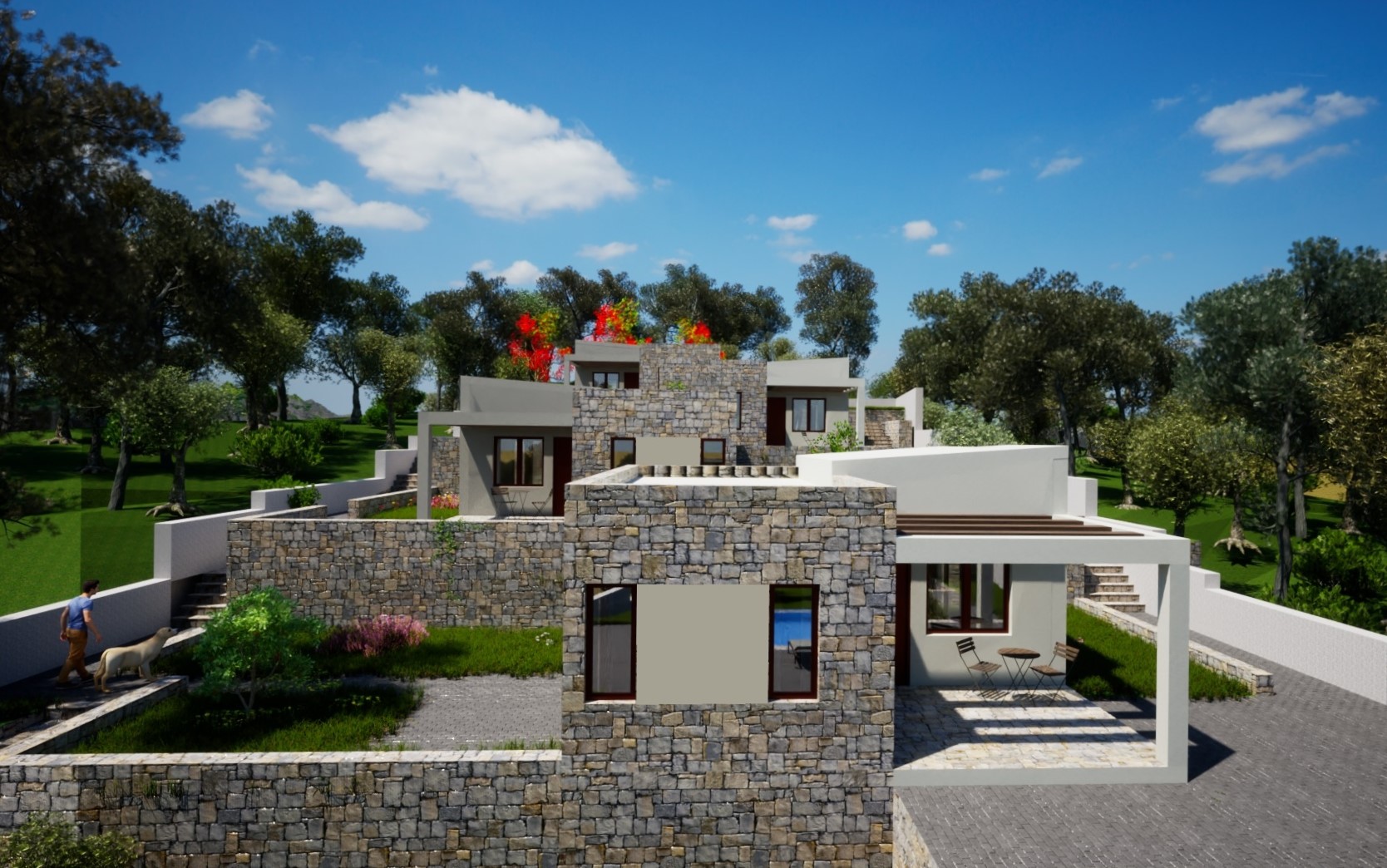 4 Vacation Houses 