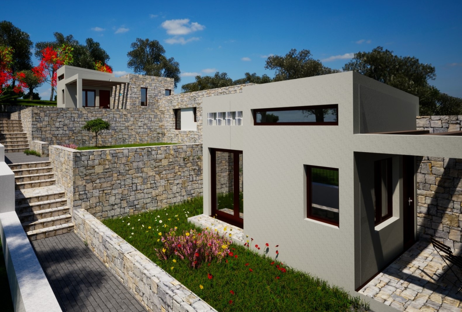 4 Vacation Houses 